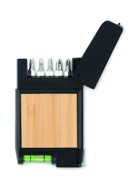 Logo trade business gift photo of: Multifunctional measuring tape