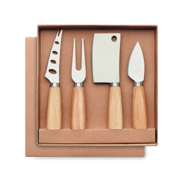 Logotrade promotional merchandise picture of: Set of 4 cheese knives