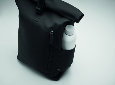 Logo trade promotional giveaways picture of: Roll top backpack 390 gr/m²