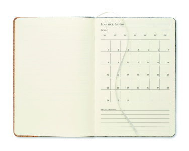 Logo trade business gift photo of: A5 RPET cork notebook