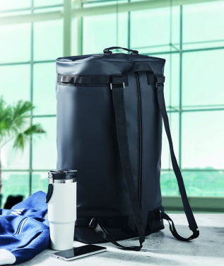 Logo trade promotional items image of: Travel tarpaulin duffle bag