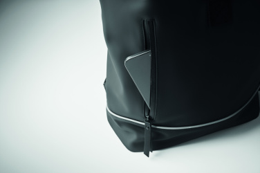 Logo trade promotional products image of: Laptop 15" roll top PU backpack