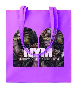 Logo trade promotional gift photo of: 180gr/m² cotton shopping bag