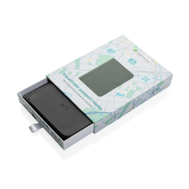 Logotrade promotional product image of: Trackmate RCS rpolyester passport holder worldwide locating