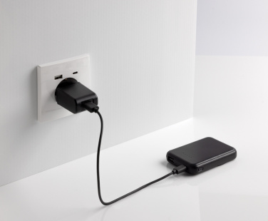 Logotrade promotional gift image of: Stellar RCS recycled plastic 5000 mah 5W magnetic powerbank