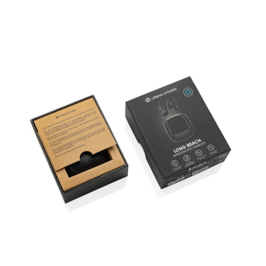 Logotrade promotional giveaway image of: Urban Vitamin Long Beach ENC rplastic wireless earbuds