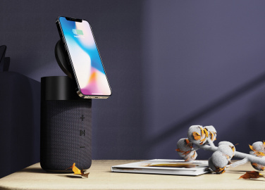 Logotrade promotional merchandise picture of: Urban Vitamin Anaheim RCS recycled 10W speaker 15W charger