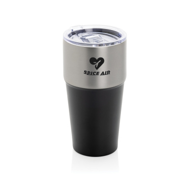 Logo trade corporate gift photo of: Fluid RCS certified recycled steel tumbler 500ml