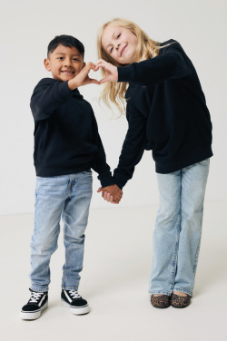 Logo trade promotional giveaways image of: Iqoniq Yengo kids recycled cotton hoodie with sidepockets