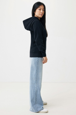 Logo trade promotional merchandise photo of: Iqoniq Yengo recycled cotton hoodie with sidepockets