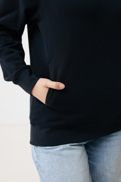 Logo trade advertising product photo of: Iqoniq Yengo recycled cotton hoodie with sidepockets