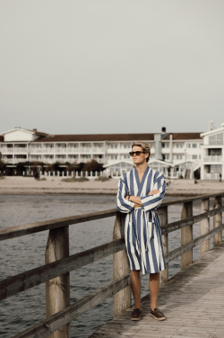 Logotrade promotional merchandise picture of: VINGA Ornos GRS hammam robe L/XL