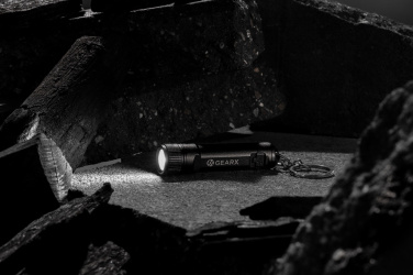 Logo trade advertising products picture of: Gear X rechargeable ultra bright keychain torch