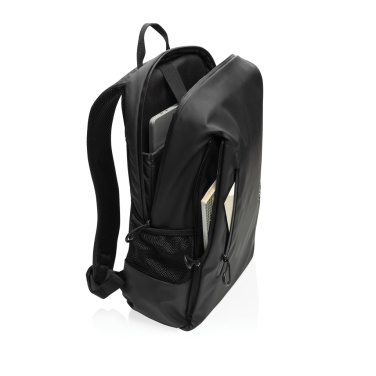 Logotrade corporate gift image of: Lima Aware™ RPET water resistant 15.6 laptop backpack