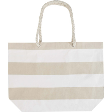 Logotrade corporate gift picture of: Florida 270 g/m² GRS recycled beach tote bag 18L