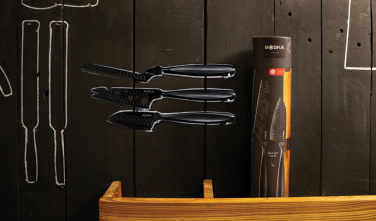 Logotrade promotional giveaway picture of: BOSKA Cheese Knife Set Monaco+ Black