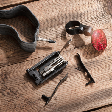 Logo trade promotional products picture of: Set of bike tools MERAPI Schwarzwolf