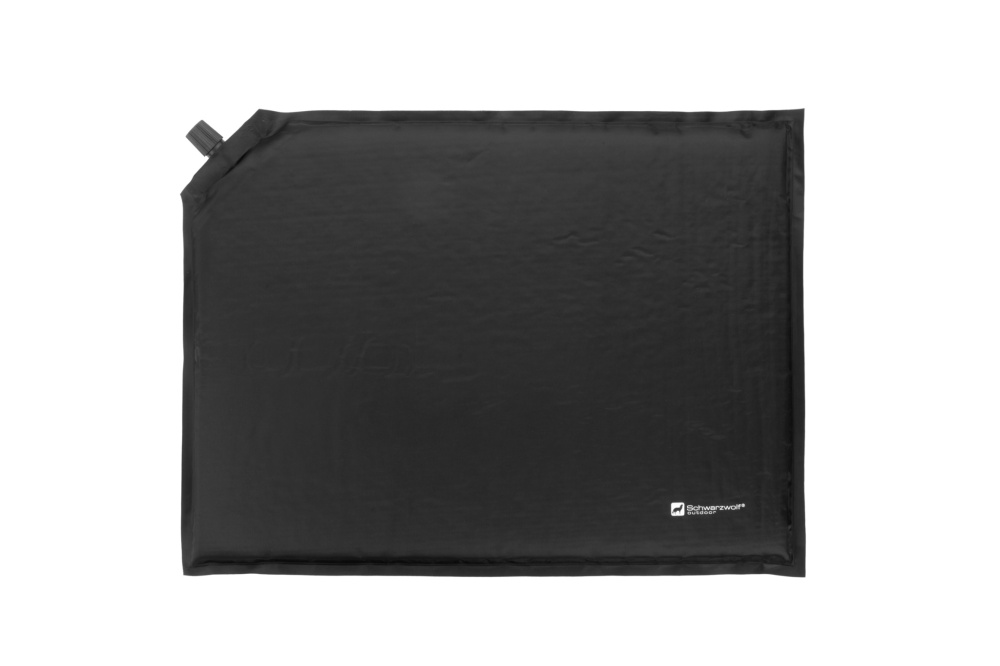 Logotrade promotional item image of: Inflatable cushion ANTERO Schwarzwolf
