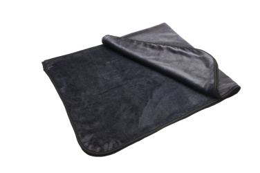 Logotrade promotional gift picture of: Blanket and pillow 2 in 1 AMIATA Schwarzwolf