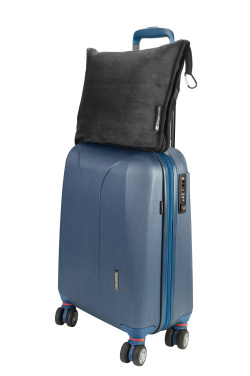 Logotrade advertising product picture of: Blanket and pillow 2 in 1 AMIATA Schwarzwolf