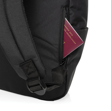 Logo trade promotional gifts image of: Swiss Peak Aware™ RPET Leonard 15.6 inch laptop backpack