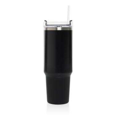 Logo trade promotional gifts image of: Stadley RCS recycled steel tumbler 1200ML