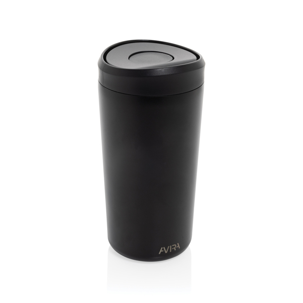 Logotrade corporate gift image of: Avira Alix RCS re-steel click tumbler 400ML
