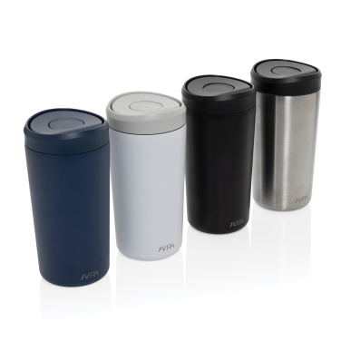 Logo trade promotional product photo of: Avira Alix RCS re-steel click tumbler 400ML