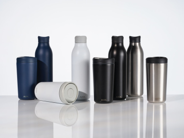 Logotrade corporate gift image of: Avira Alix RCS re-steel click tumbler 400ML