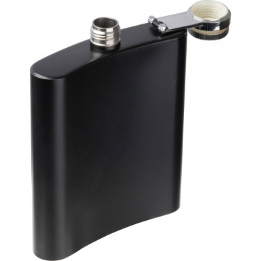 Logo trade promotional products image of: Stainless steel hip flask Sheffield