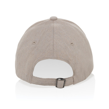 Logo trade promotional gifts picture of: Milo AWARE™ recycled heather 6 panel cap 200gr