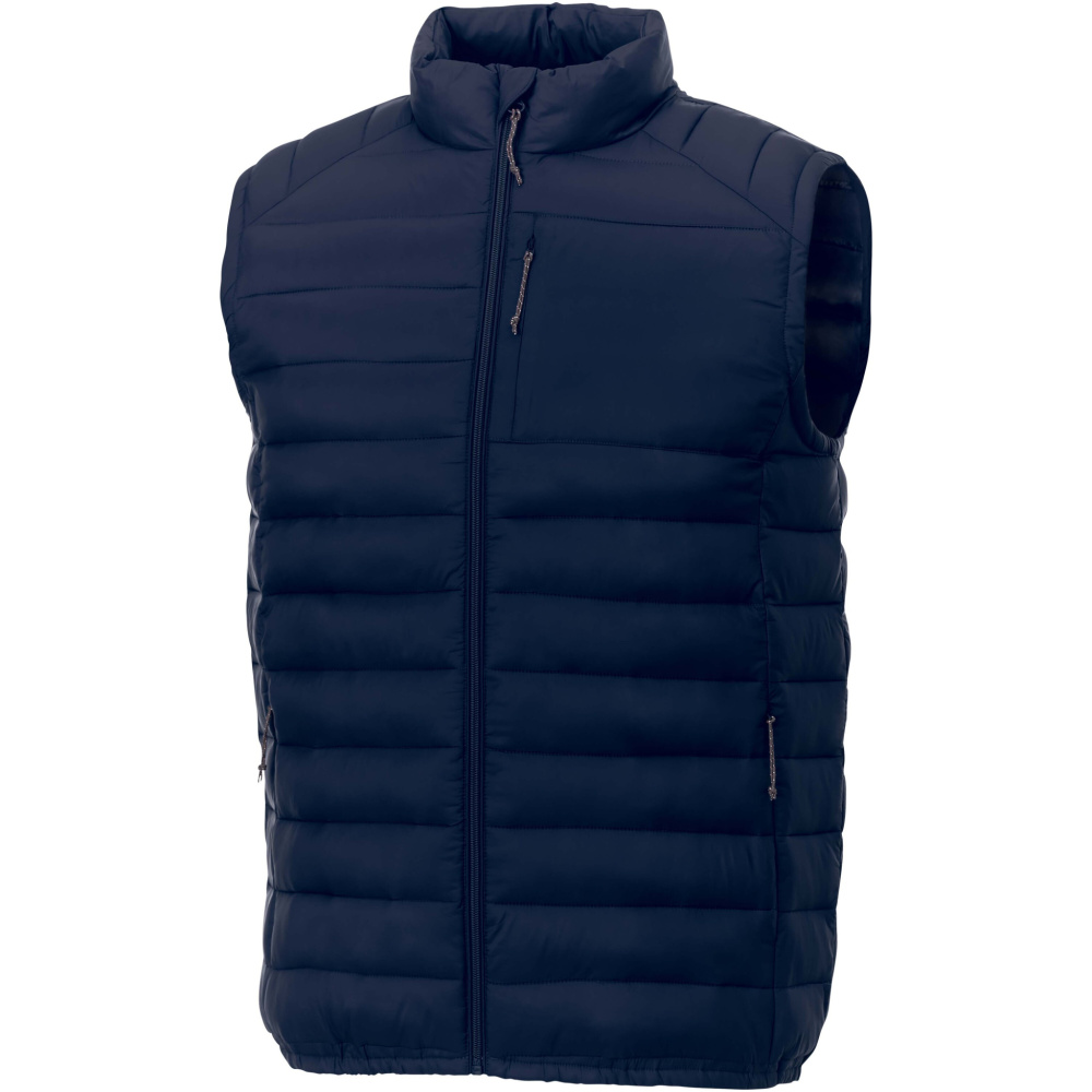 Logo trade promotional merchandise photo of: Pallas men's GRS recycled insulated bodywarmer