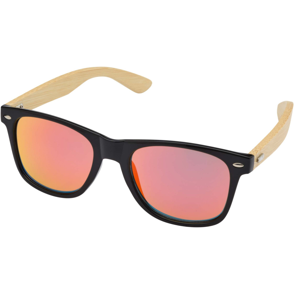 Logo trade promotional merchandise image of: Hue sunglasses with bamboo temples