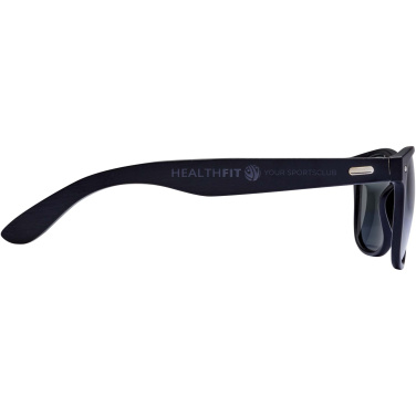 Logo trade promotional giveaways image of: Arlo bamboo sunglasses with black coating