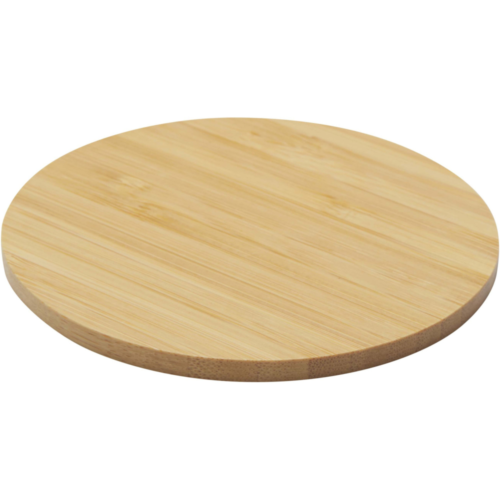 Logo trade corporate gifts picture of: Cha bamboo coaster