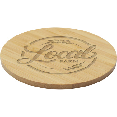 Logo trade promotional merchandise picture of: Cha bamboo coaster