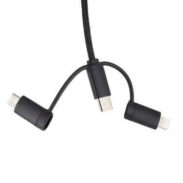 Logo trade promotional item photo of: Cable 4in1 with illuminated logo - LH-ZM02