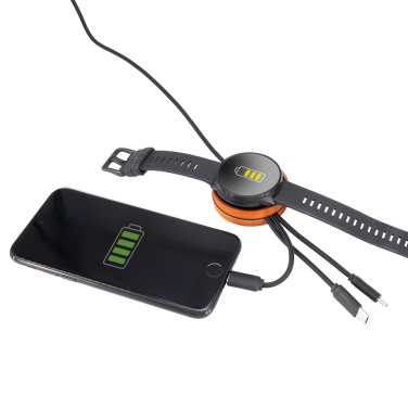 Logotrade promotional product image of: Big cable 4in1 with illuminated logo - i5w