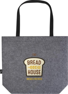 Logotrade corporate gift picture of: Felta GRS recycled felt gusset tote bag 20L