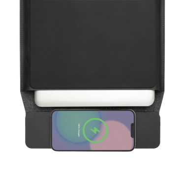 Logo trade promotional product photo of: Swiss Peak 15W magnetic charging laptop sleeve 14-15,6"