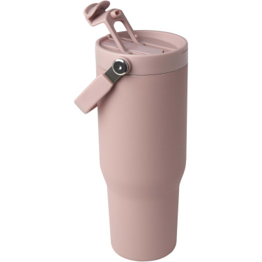 Logotrade promotional merchandise photo of: Bronx 900 ml RCS recycled stainless steel copper vacuum insulated tumbler with dual function lid