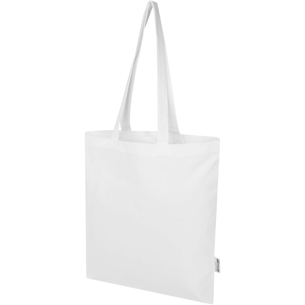 Logotrade promotional giveaways photo of: Madras Blend 140 g/m² GRS recycled cotton tote bag 7L