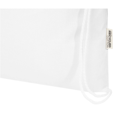 Logotrade business gift image of: Oregon Blend 140 g/m² GRS recycled drawstring bag 5L