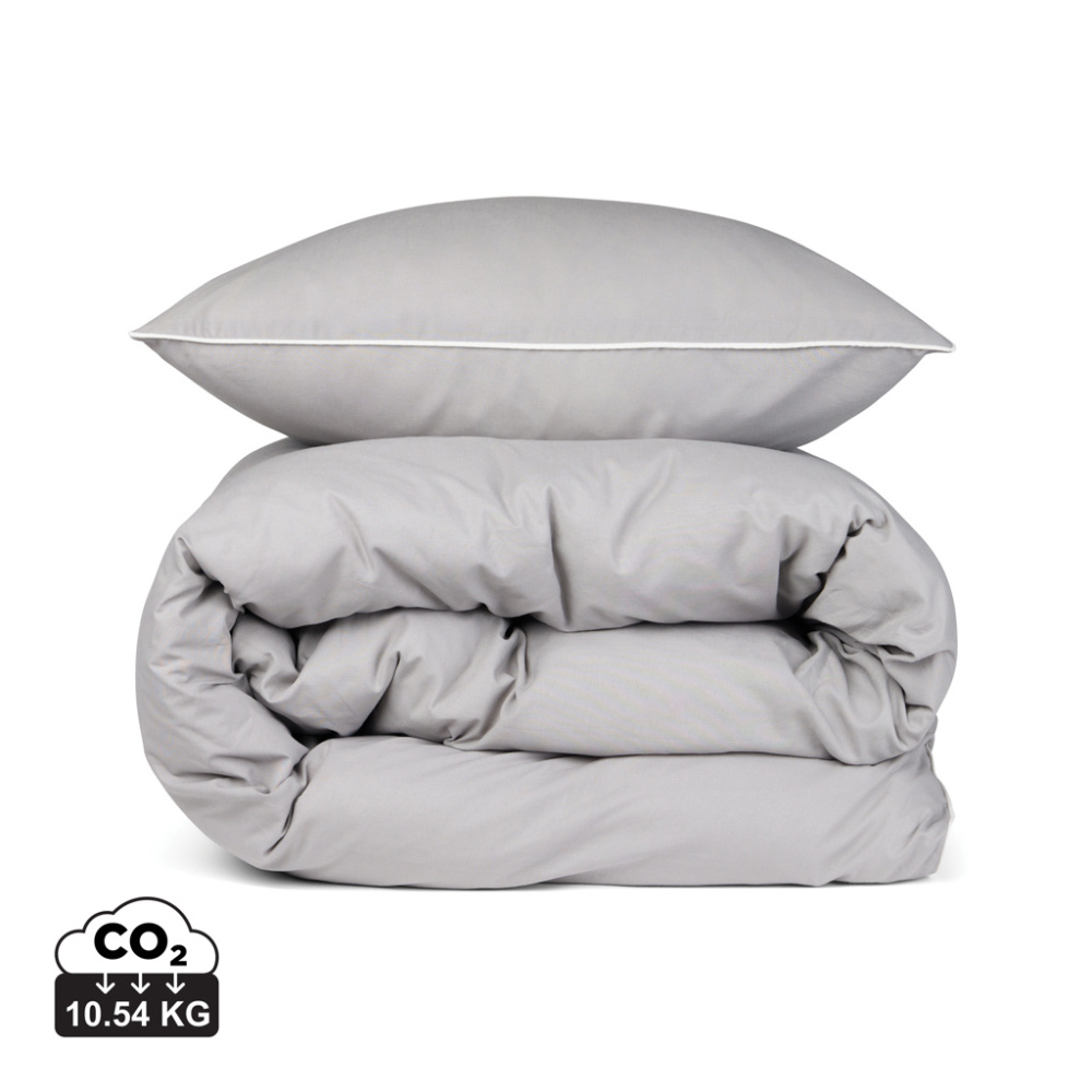 Logo trade corporate gifts picture of: VINGA Marston OCS organic cotton bed linen, 4 pcs set