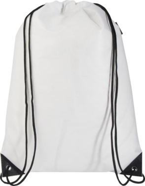 Logotrade promotional merchandise image of: Evergreen GRS recycled non-woven drawstring bag 5L