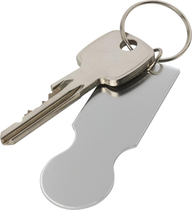 Logotrade corporate gift image of: Rhea shopping cart keyring