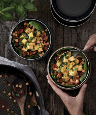 Logo trade promotional giveaway photo of: Black+Blum Glass Lunch Bowl 750ml