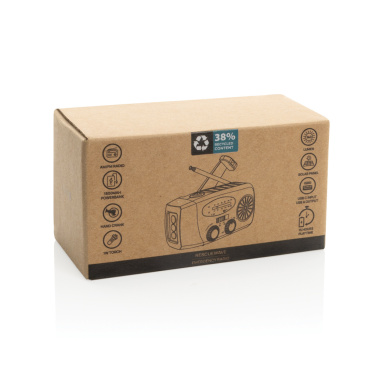 Logotrade promotional gifts photo of: RescueWave RCS recycled plastic emergency radio