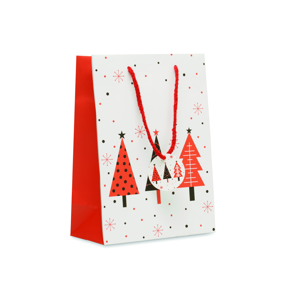 Logo trade business gift photo of: Gift paper bag medium