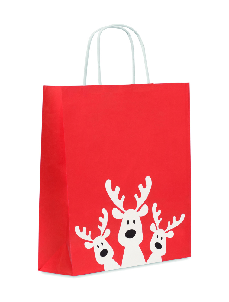 Logo trade promotional giveaways picture of: Gift paper bag medium